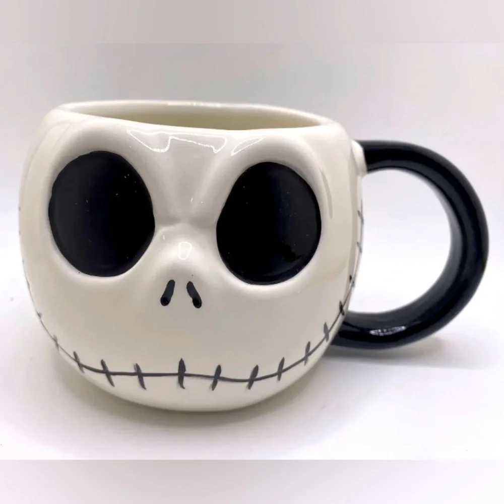 Disneyland Paris Jack Skellington Nightmare Before Christmas 3D Head Shaped Mug